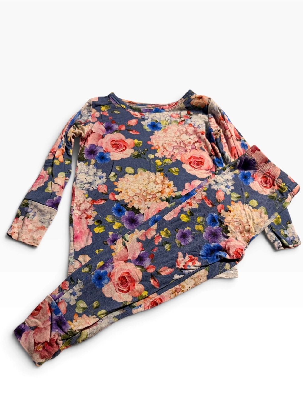 Posh peanut boutique flowers pajama set size 2T